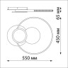 Светильник накладной светодиодный диммируемый NOVOTECH 358925 OVER NT22 000 белый пульт ДУ в комплекте NV-358925