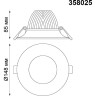 Встраиваемый светильник NOVOTECH GLOK 358025 NV-358025